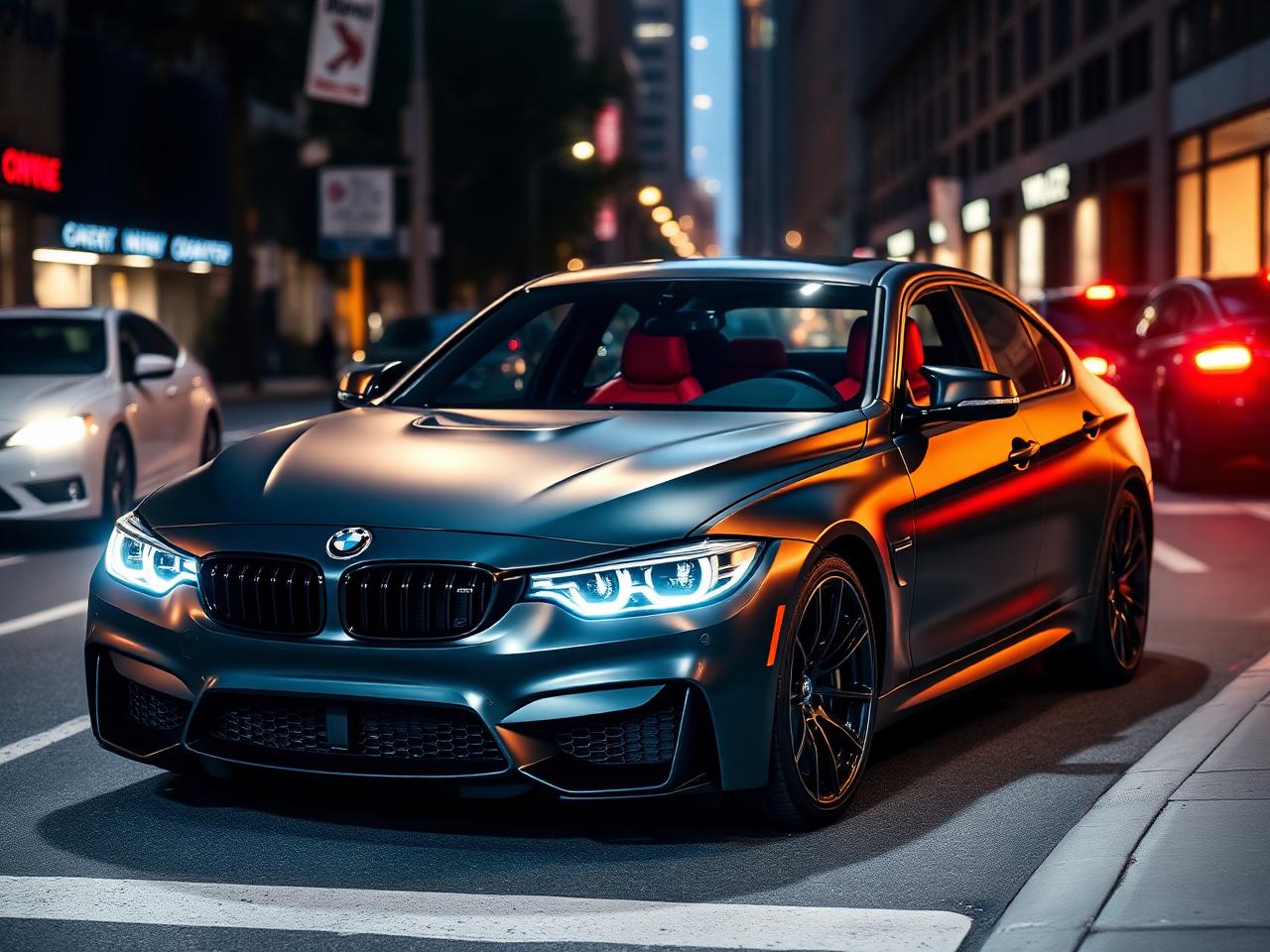 2024 BMW M3 in Matte Black