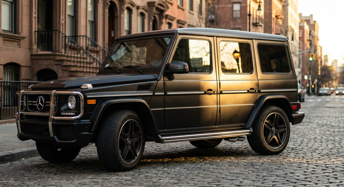 2021 Mercedes G63 AMG in Matte Black