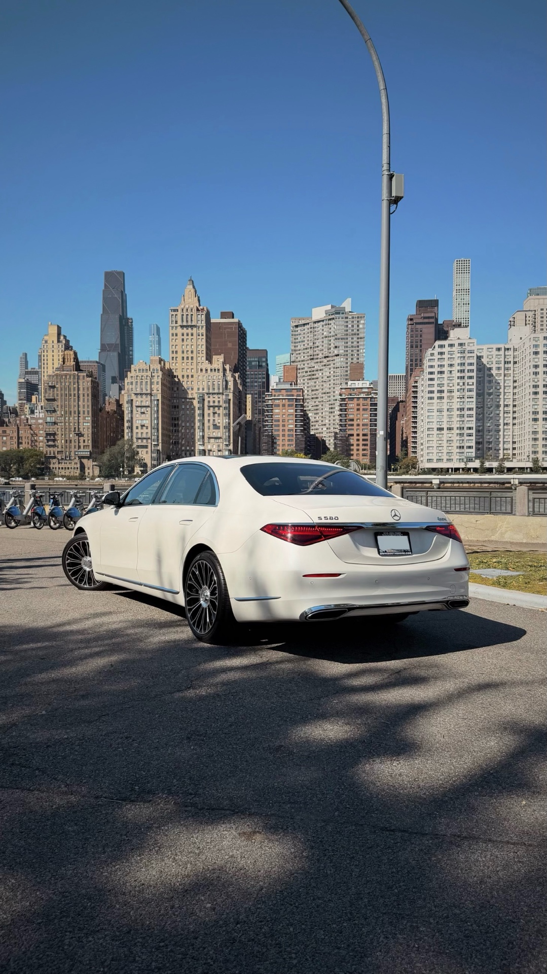 2021 Mercedes S580 in White