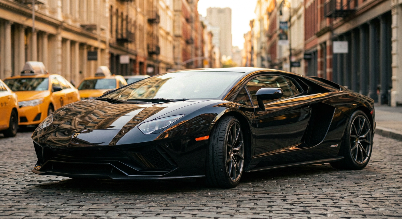 2017 Lamborghini Aventador S in Black